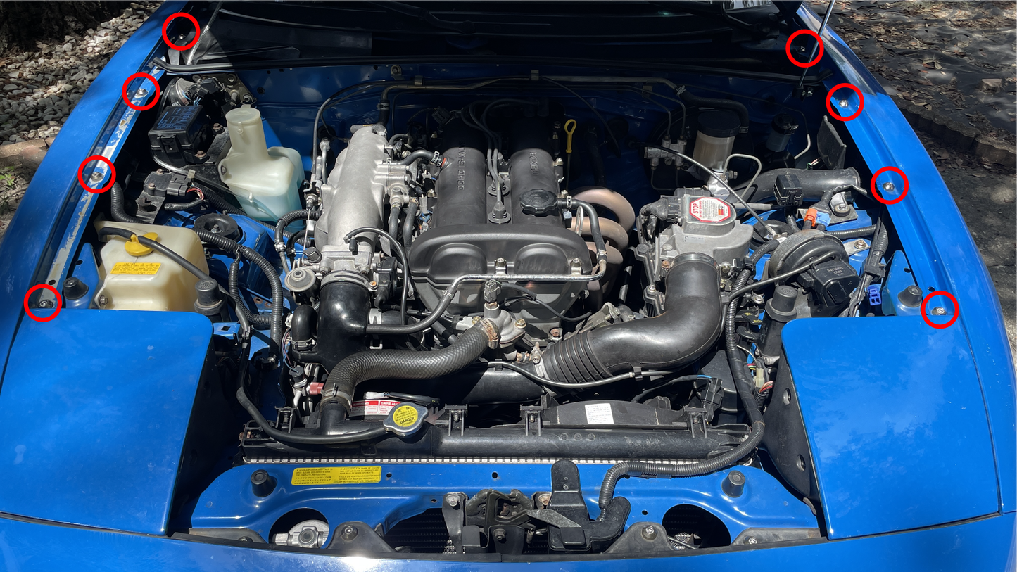 Miata Fender Dress up Bolt Kit