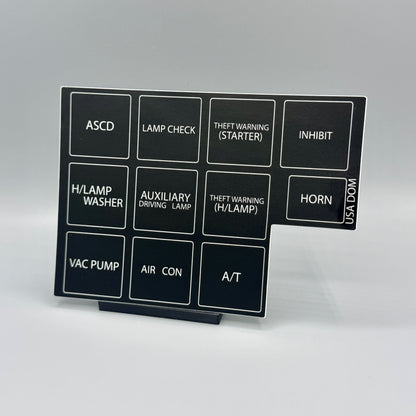 Nissan 300ZX Z31 Fuse Box Decal